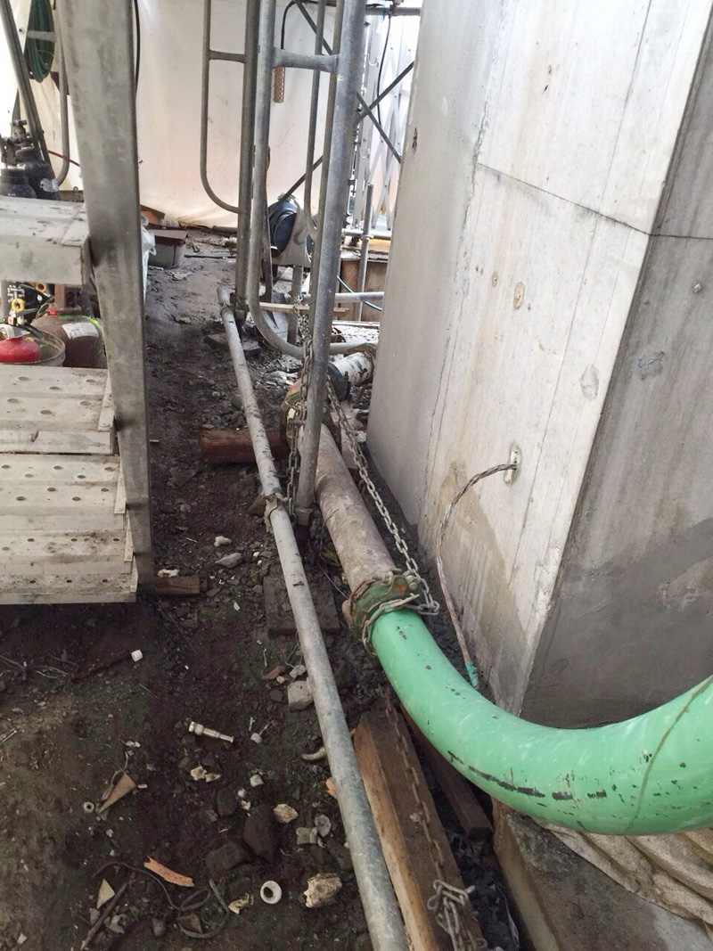 墨田区東向島5 丁目計画 RC9 階建て躯体打設工事