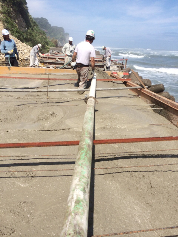 いすみ市大原町　防波堤改修工事