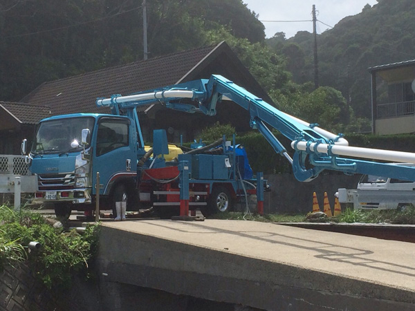 いすみ市大原町　防波堤改修工事