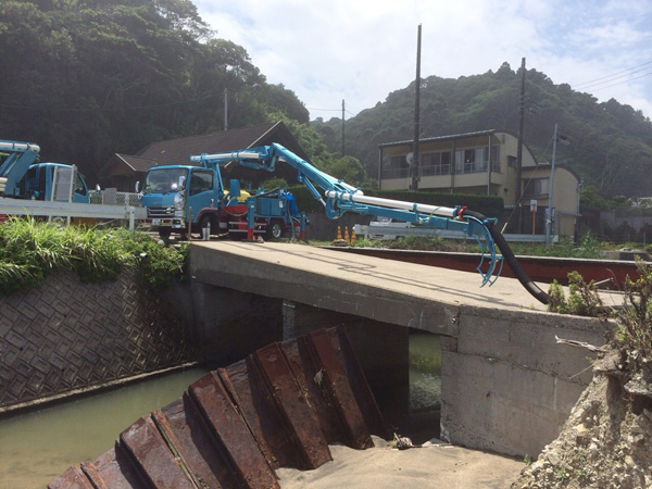いすみ市大原町　防波堤改修工事