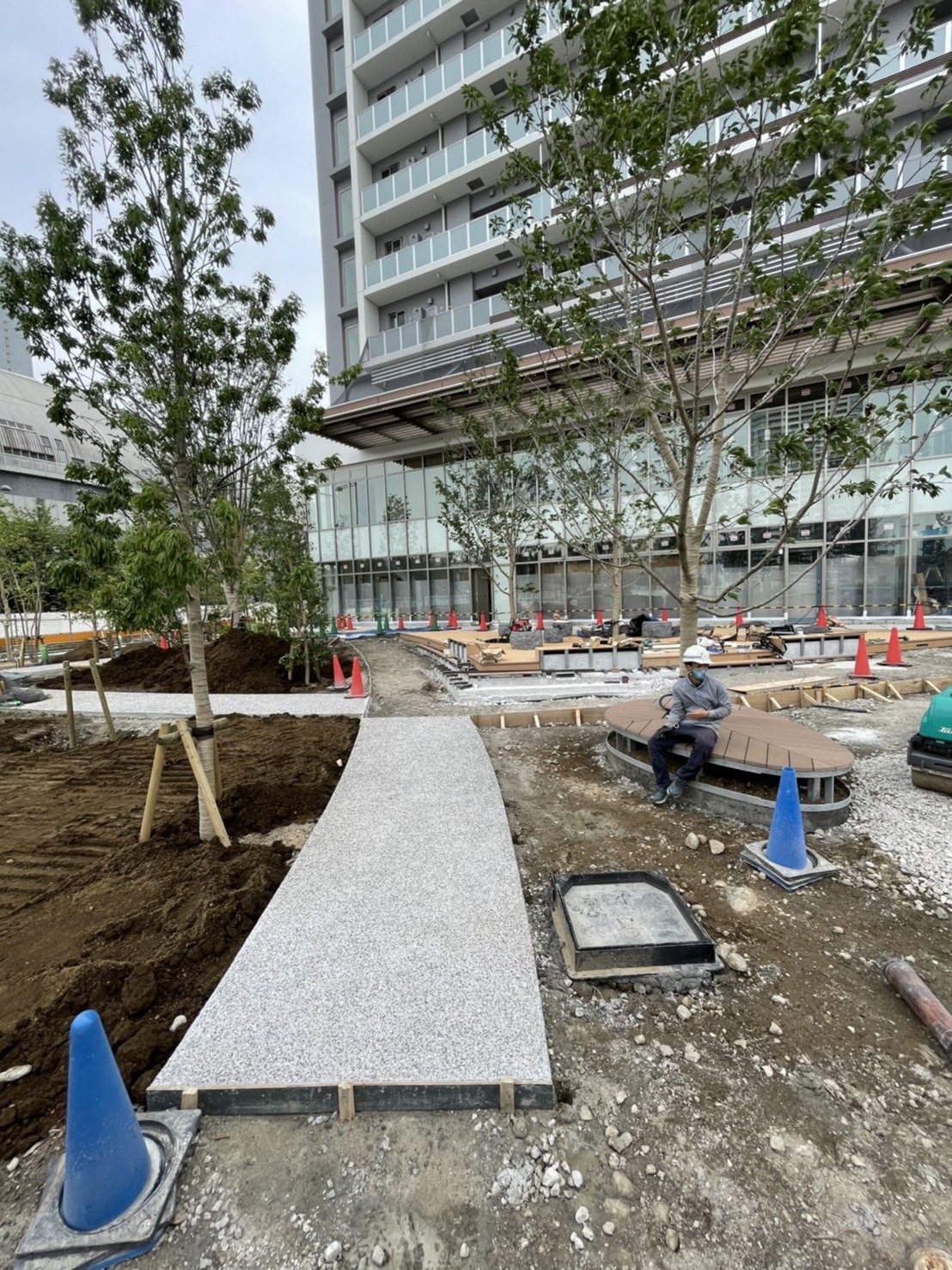 江東区有明 外構工事 有明イーストタワー