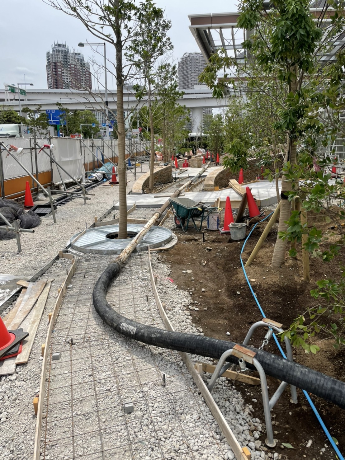 江東区有明 外構工事 有明イーストタワー