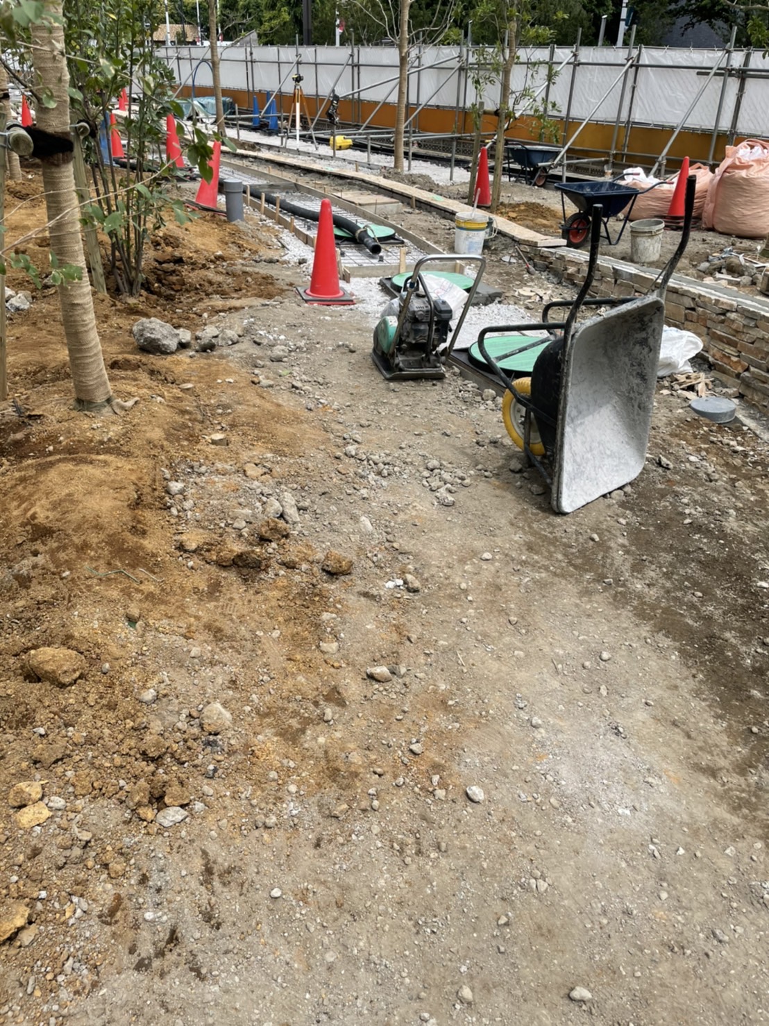 江東区有明 外構工事 有明イーストタワー