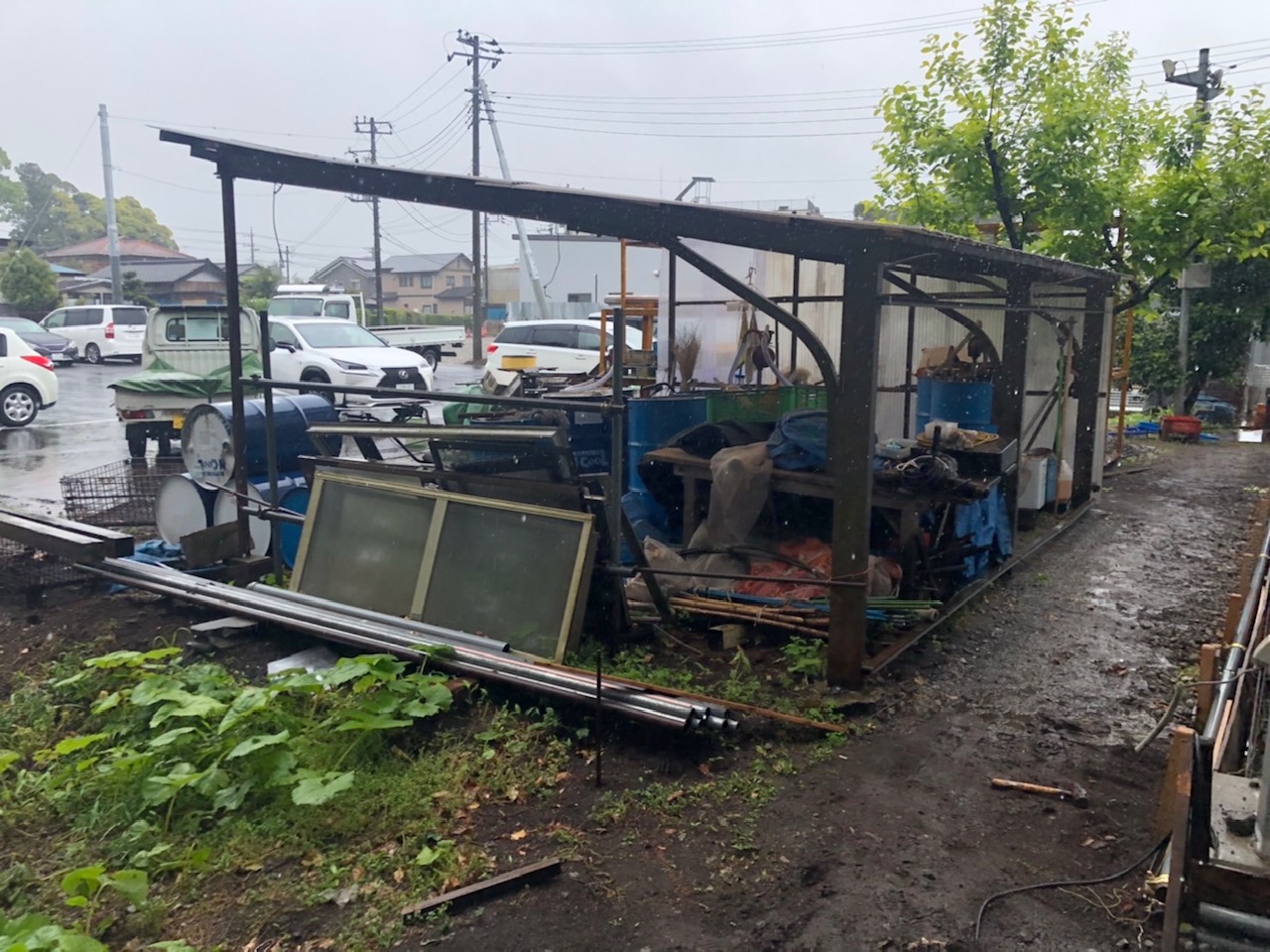 千葉市若葉区 倉庫棟の基礎打増し工事