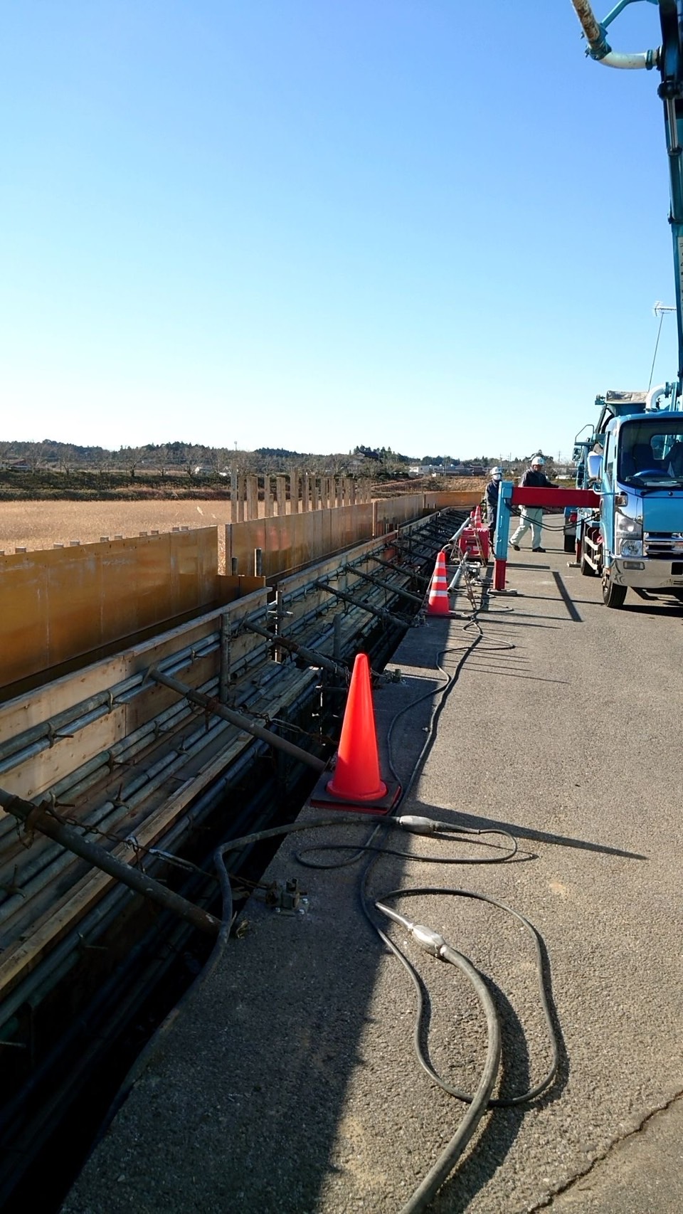 茂原市八千代 一宮川築堤工事、広域河川改修工事