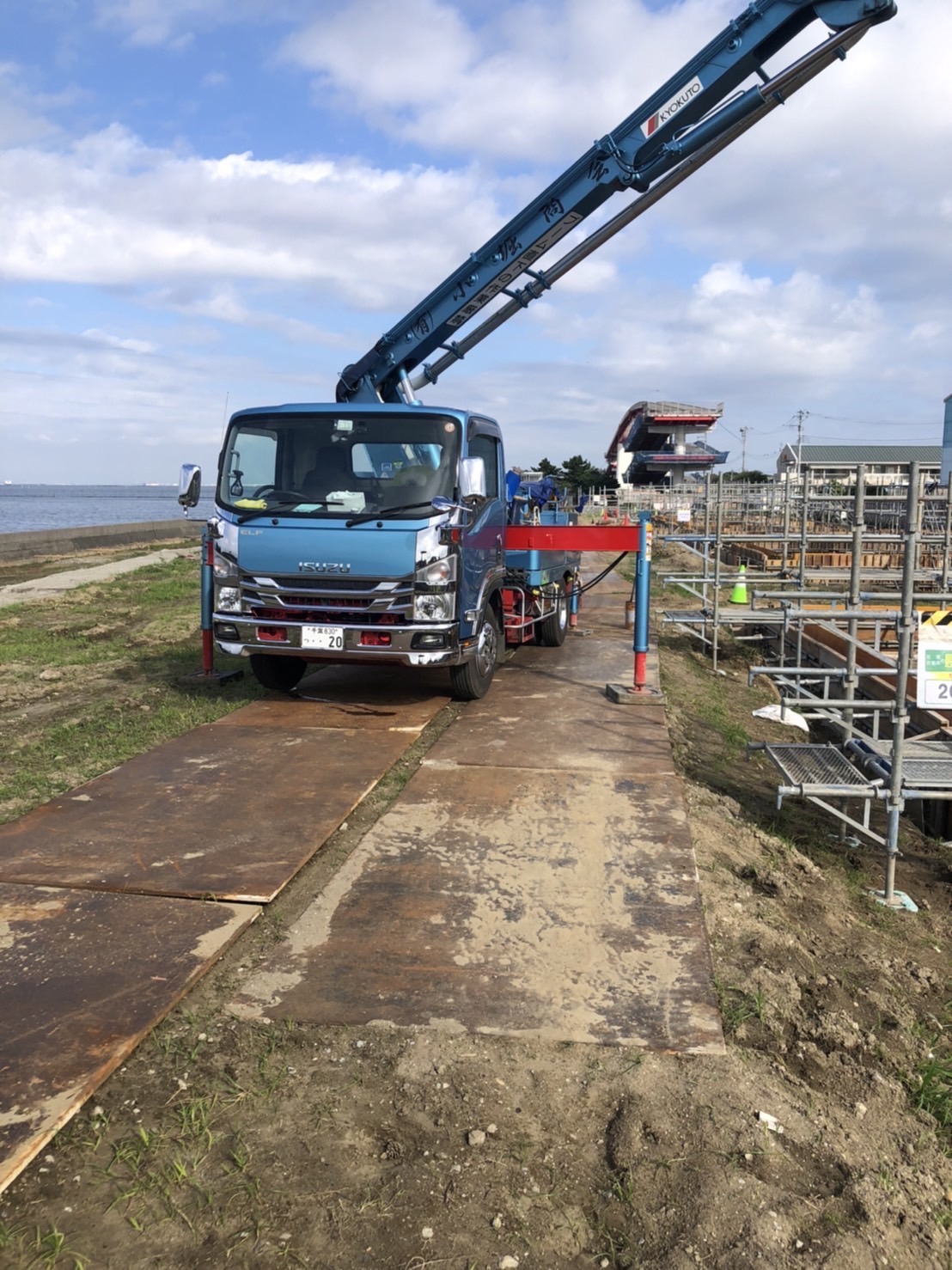 鳥居崎海浜公園 途中経過