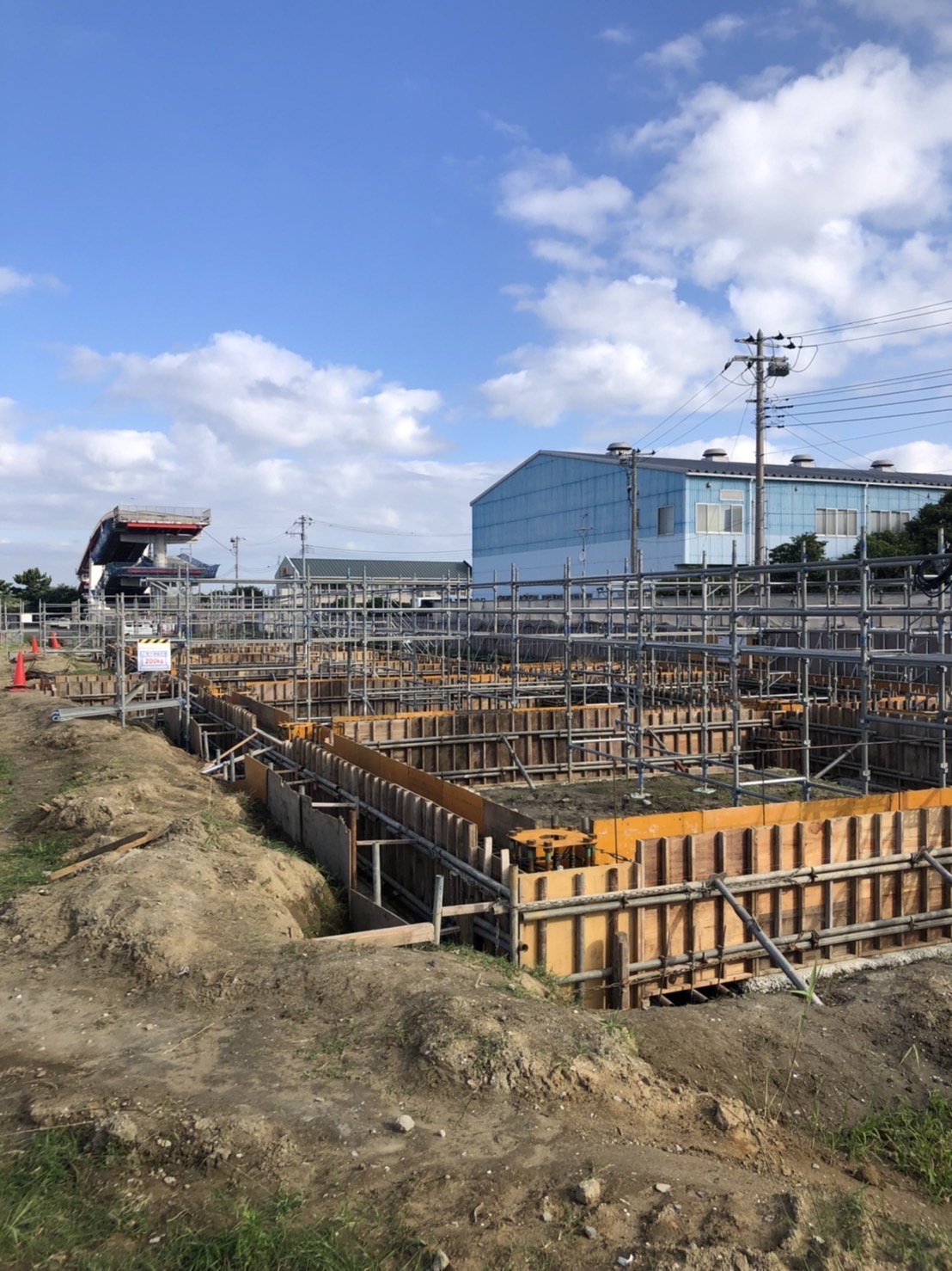 鳥居崎海浜公園 途中経過