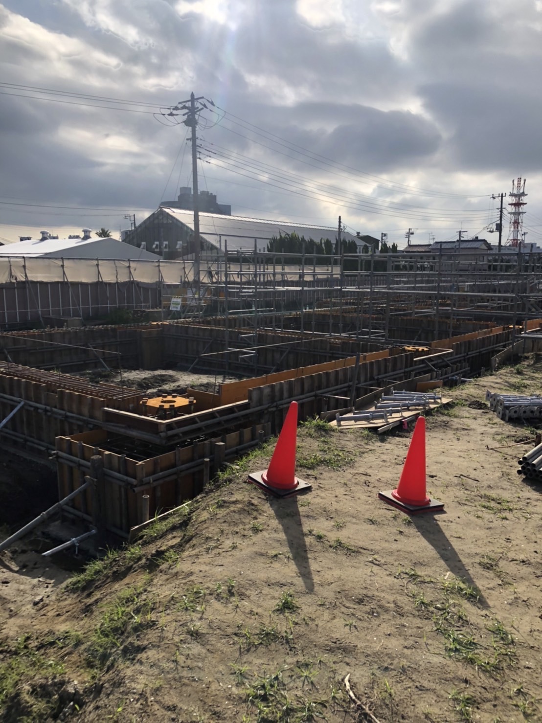 鳥居崎海浜公園 途中経過