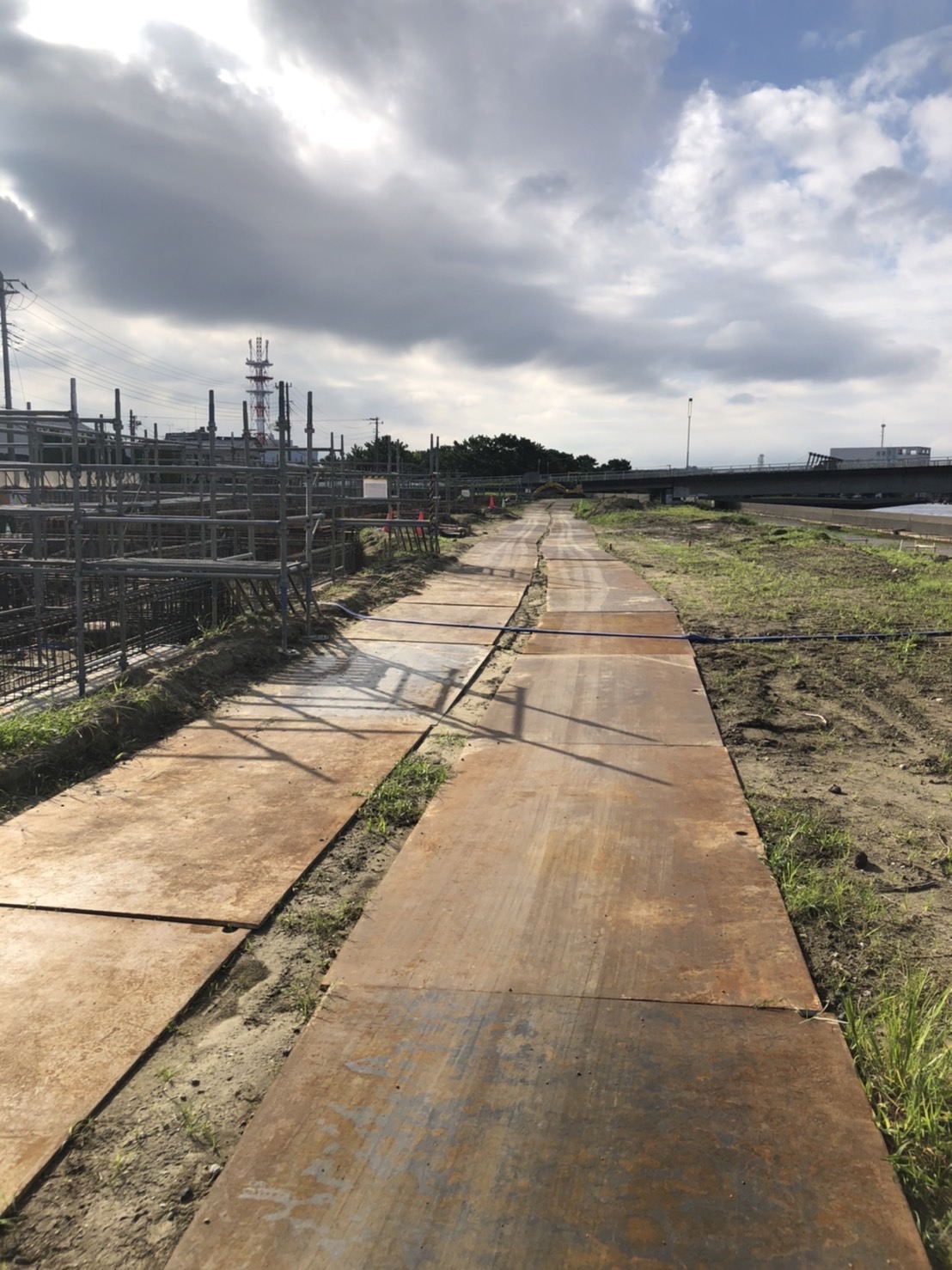 鳥居崎海浜公園 途中経過