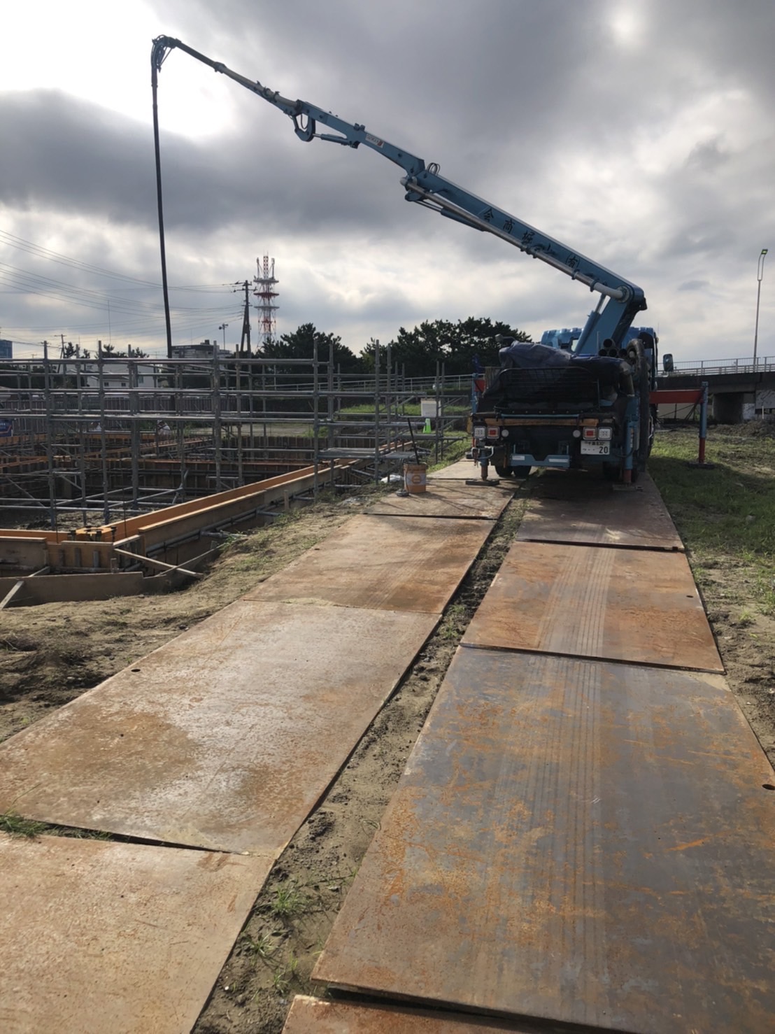 鳥居崎海浜公園 途中経過
