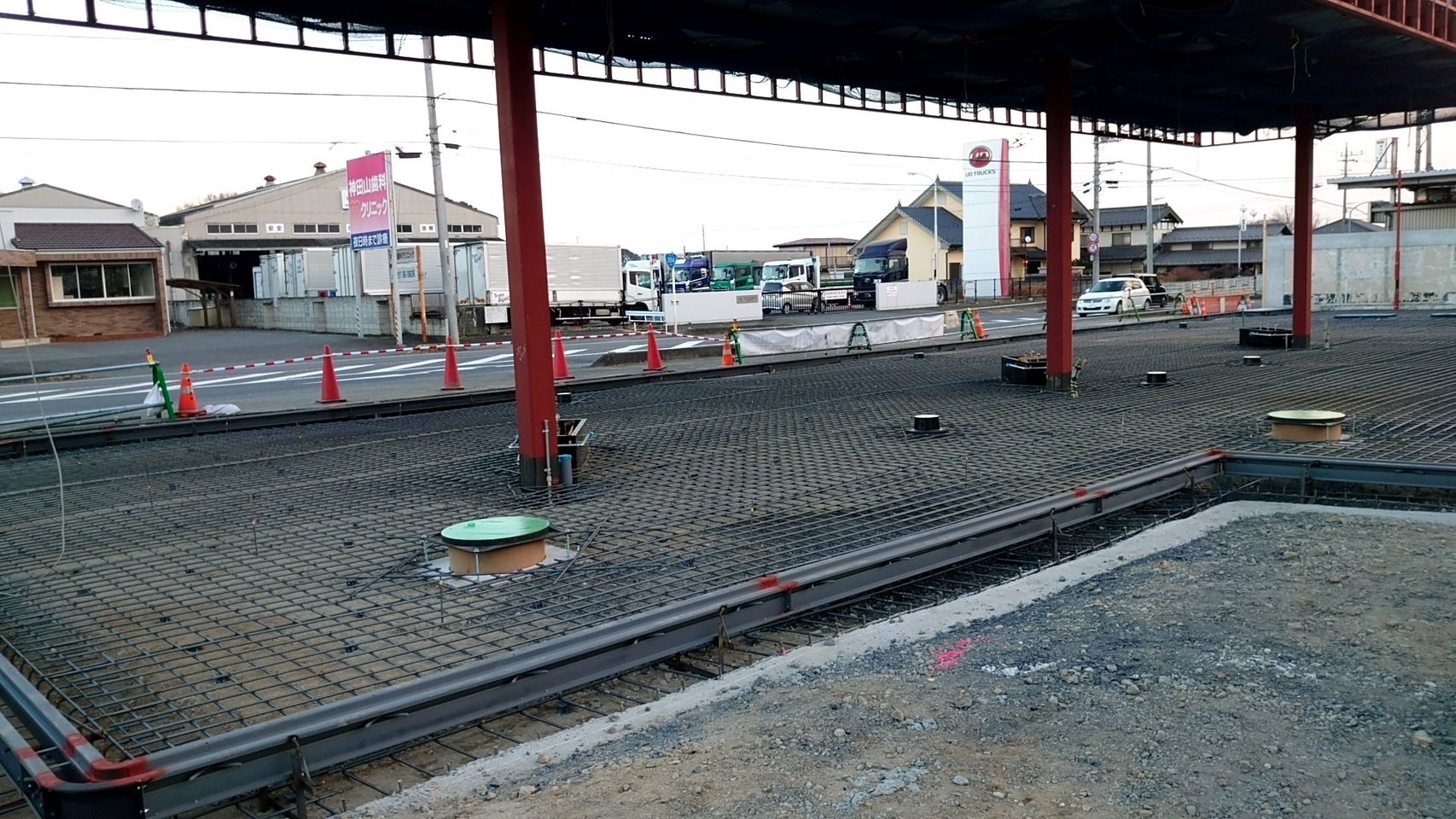 茨城県坂東市神田山 エネオス新設工事