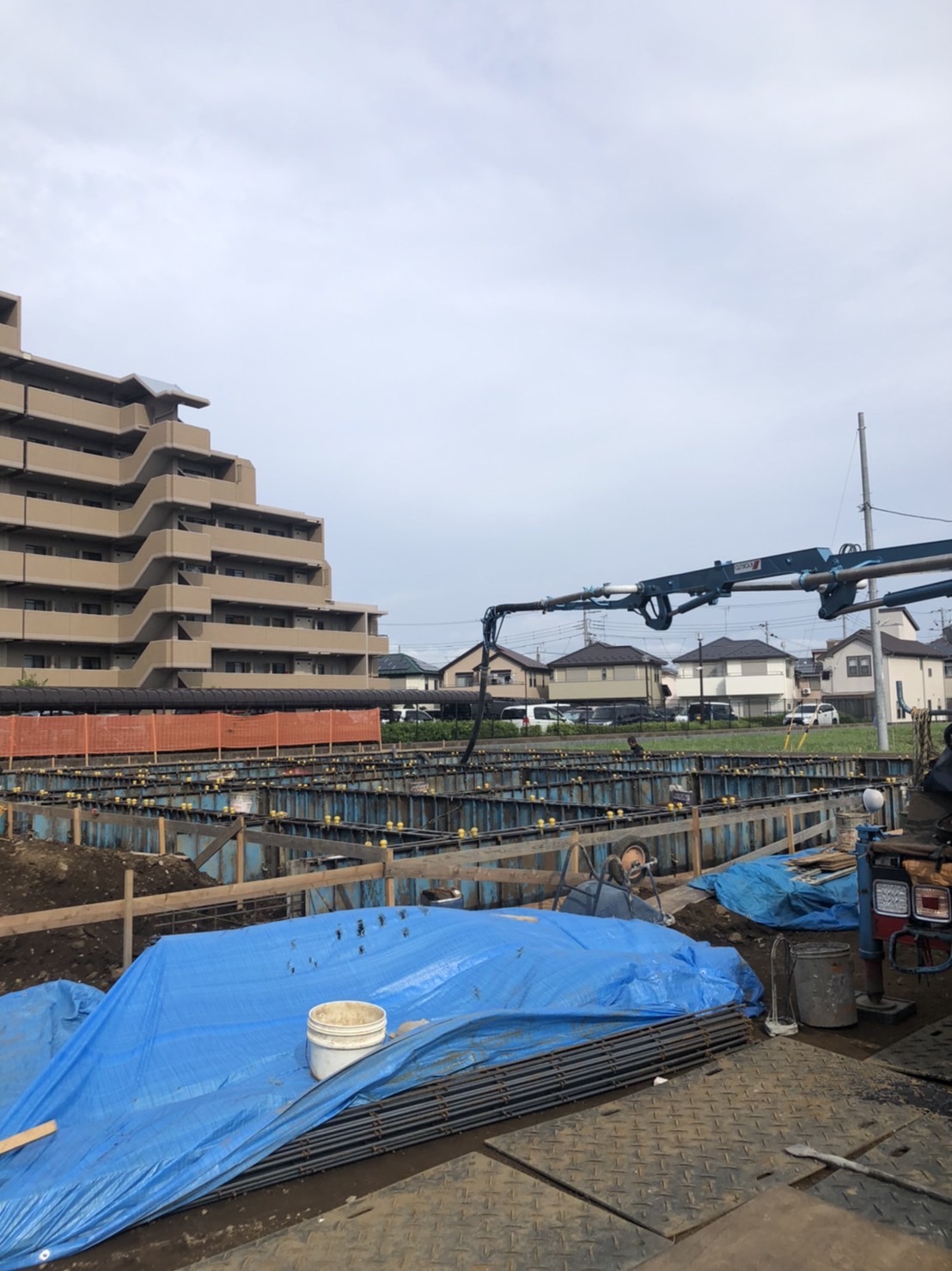 稲毛区長沼町 サンヨーホームズの一体打ち