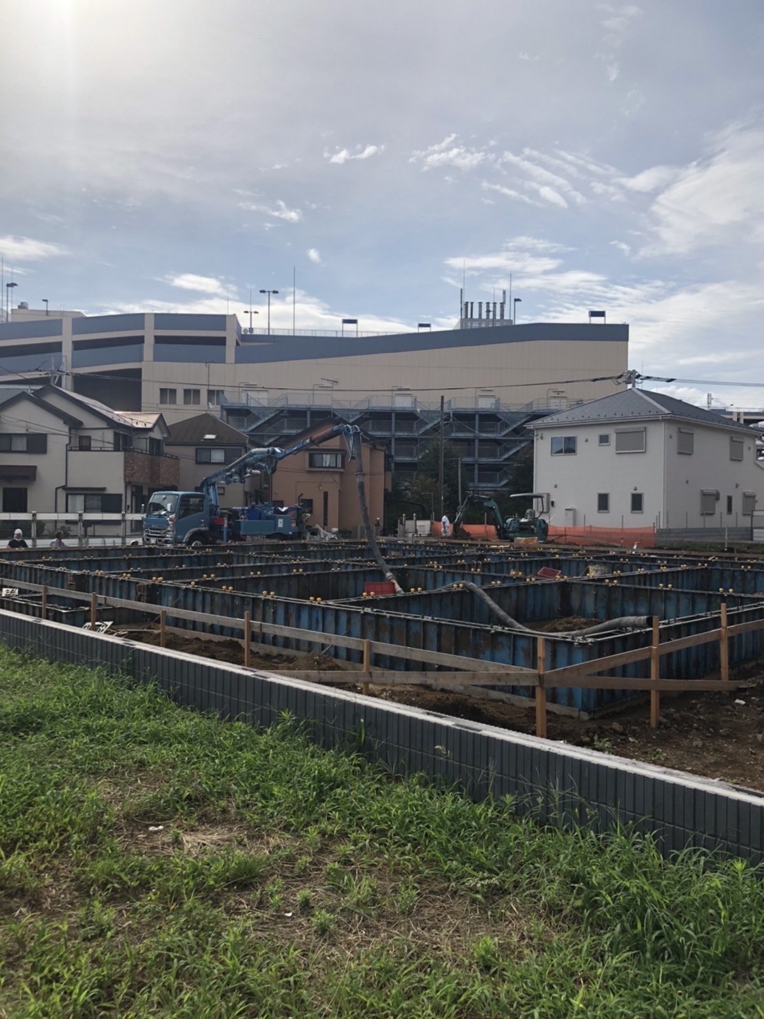 稲毛区長沼町 サンヨーホームズの一体打ち