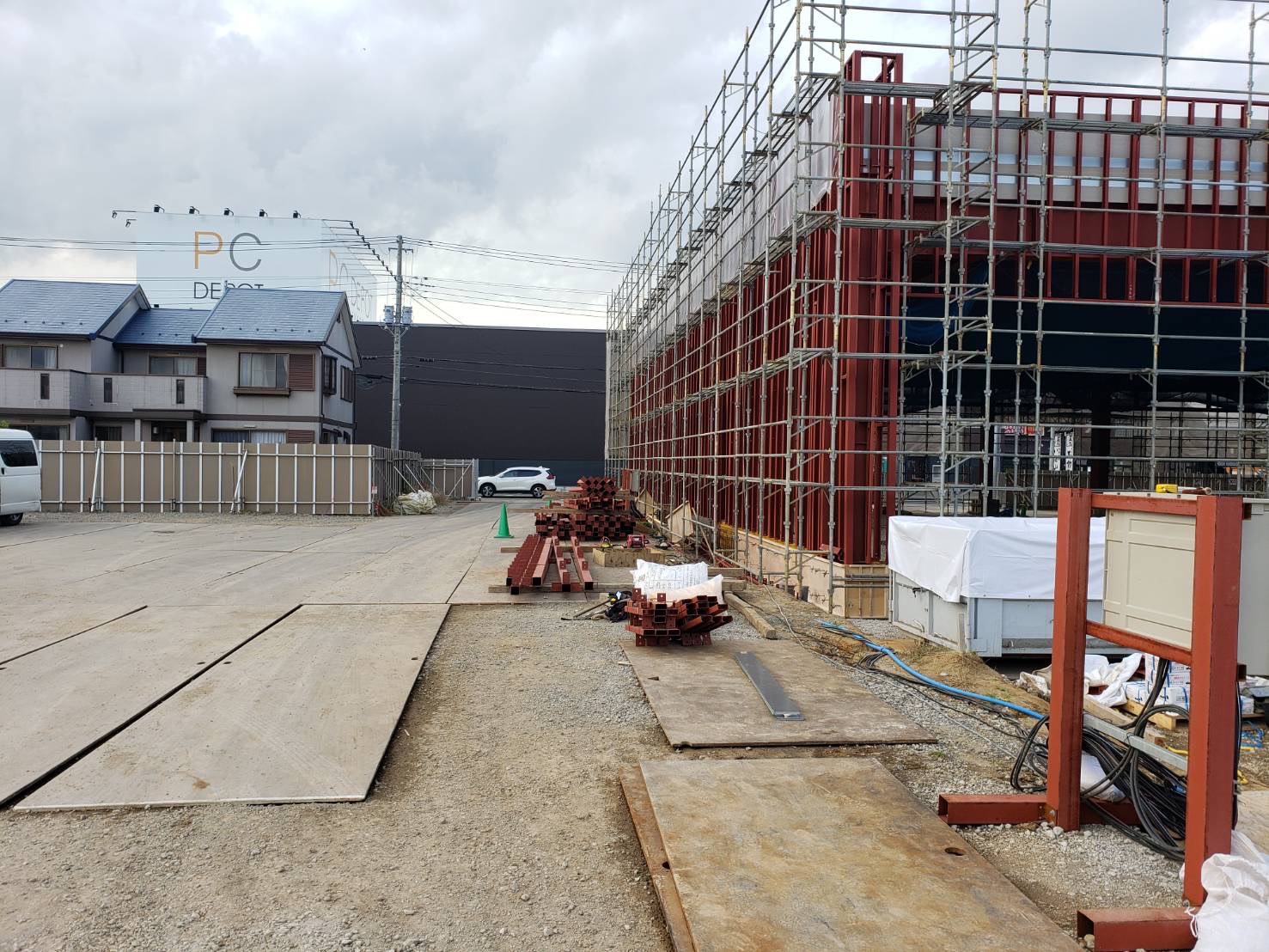 富里市七栄 千葉スバル新成田店新築工事