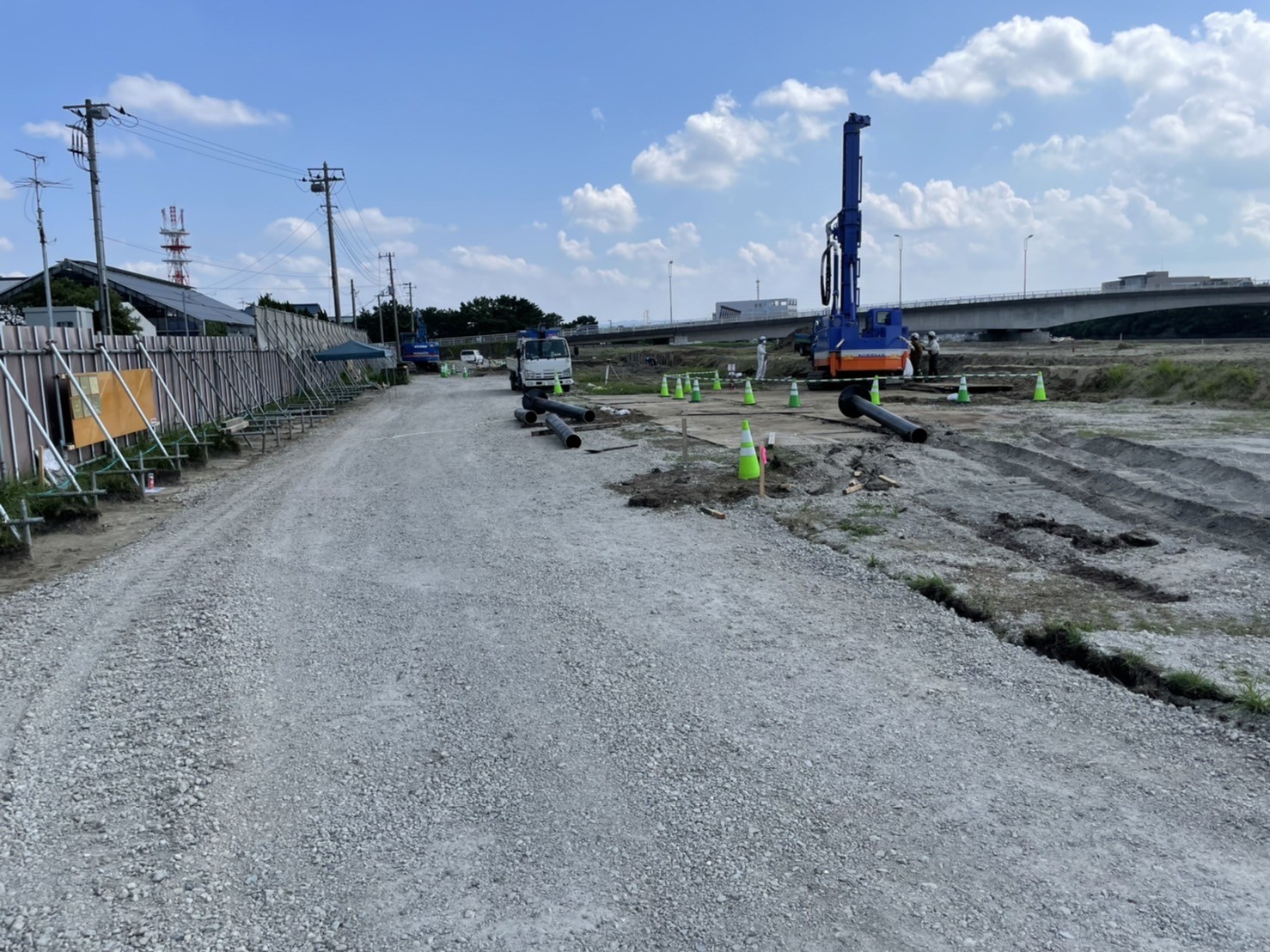 流山市おおたかの森西
スーパーロピア生コン打設工事