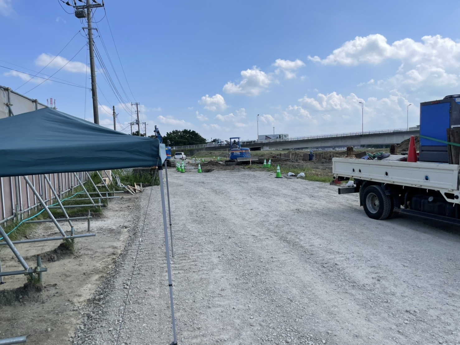 流山市おおたかの森西
スーパーロピア生コン打設工事